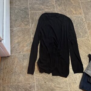 Elegant Black Women's Cardigan